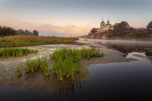 Утро в селе Слобода