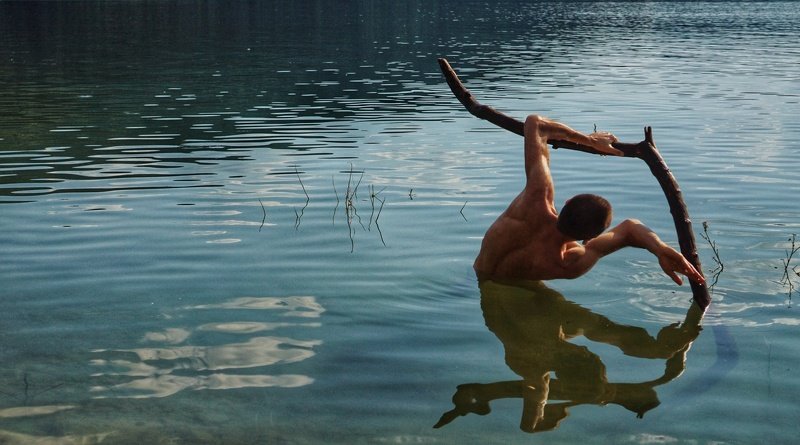 nude, male ...in my reflection I find your sky~ фото превью