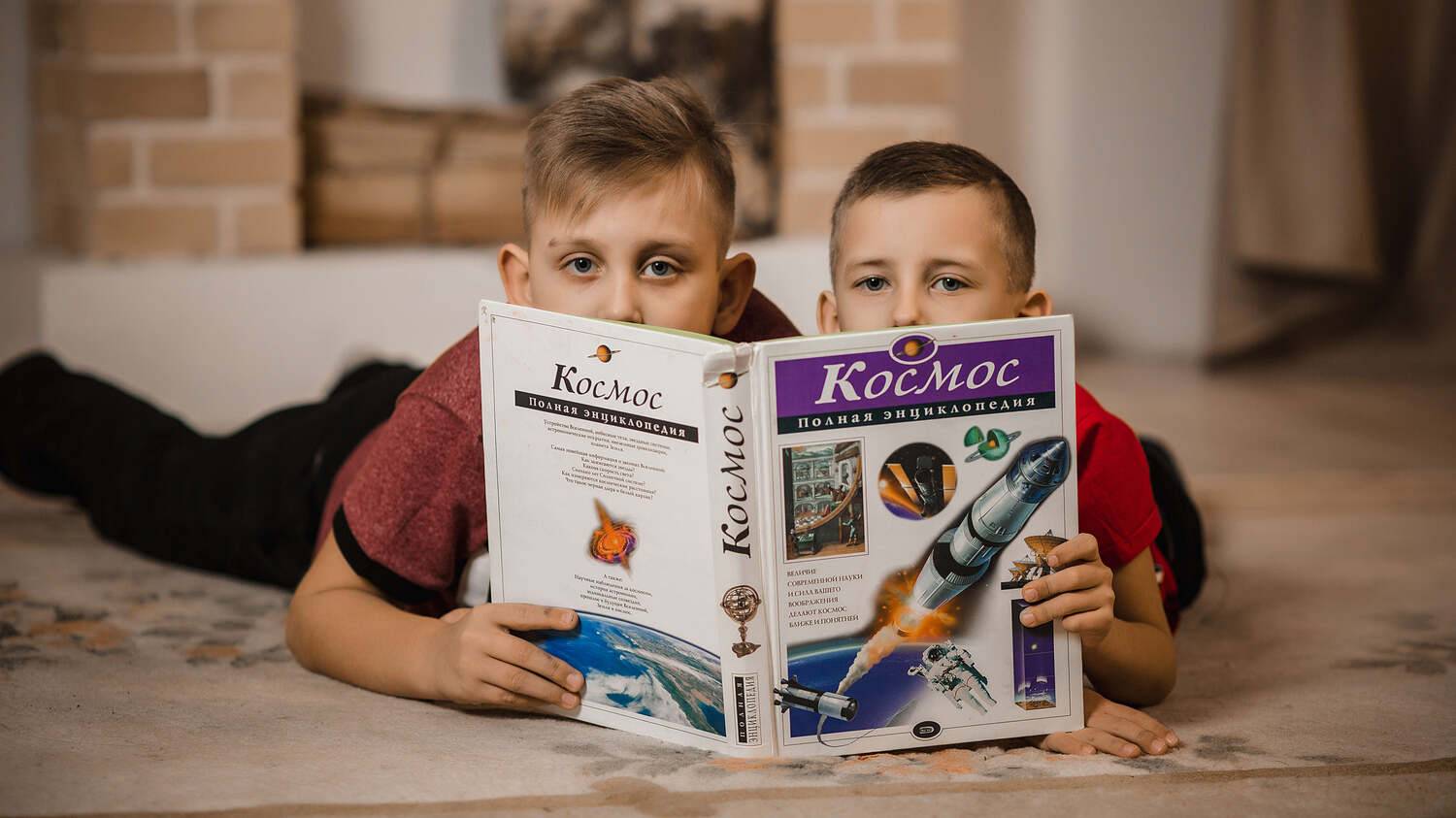 дети, мальчики, братья, фотосессия, книга, студия, Владимир Васильев