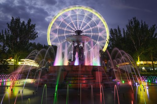 Rostov on Don. Ferris wheel.