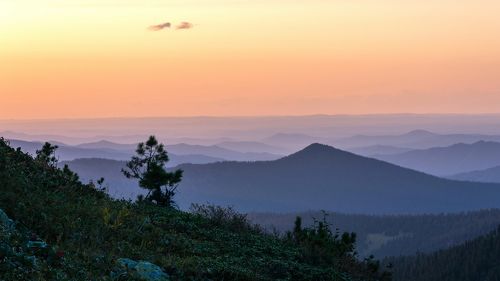 Фиолетовый вечер.