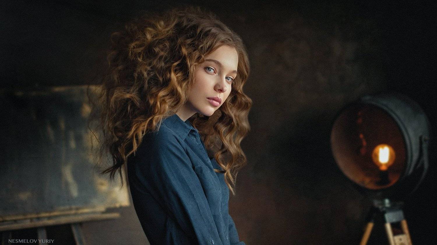 girl, portrait, art, девушка, портрет, Несмелов Юрий