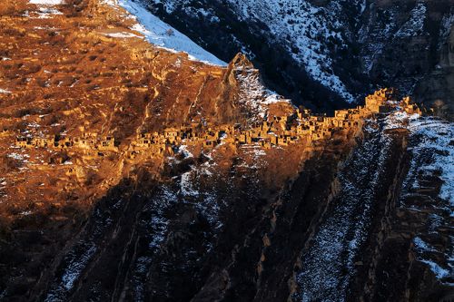 Развалины старого аула..