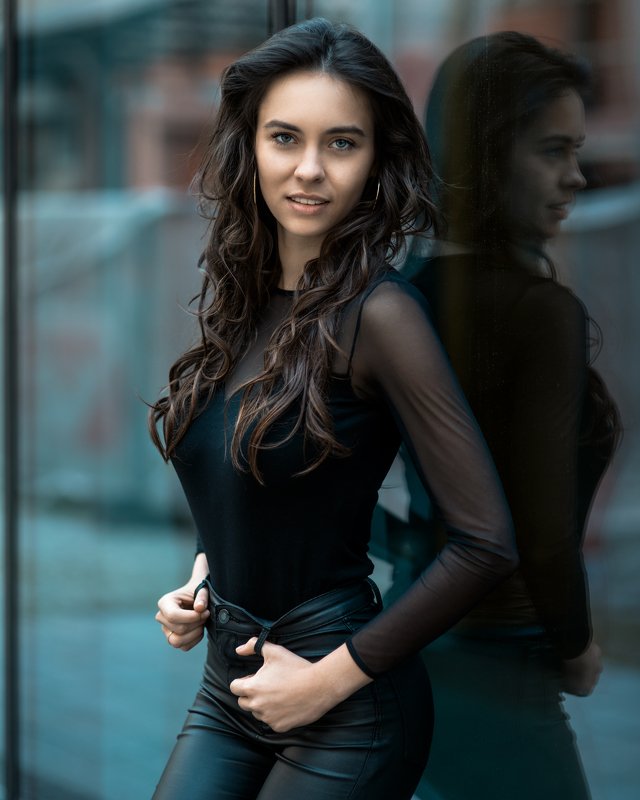 d850, nikon, girl, 85mm, poland, preety, awsome, beauty, sunset, portrait, cat, city Karina фото превью