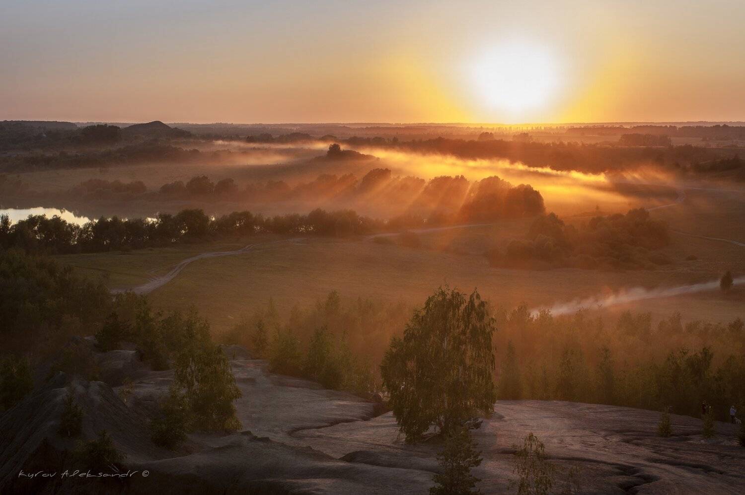 тульская область, кондуки, закат, пейзаж, природа, Александр Кыров