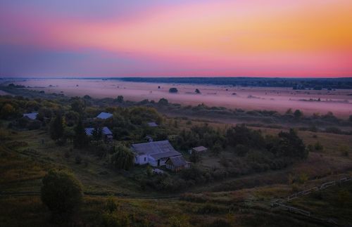 Утро в деревне