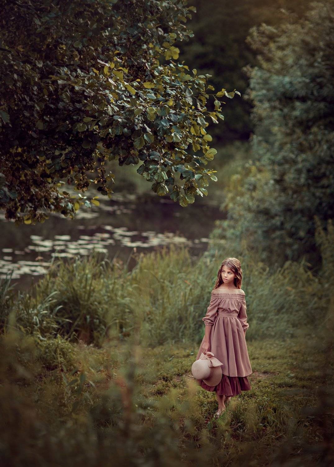 девочка, вечер, лето, детский фотограф, портретный фотограф, Катрин Белоцерковская