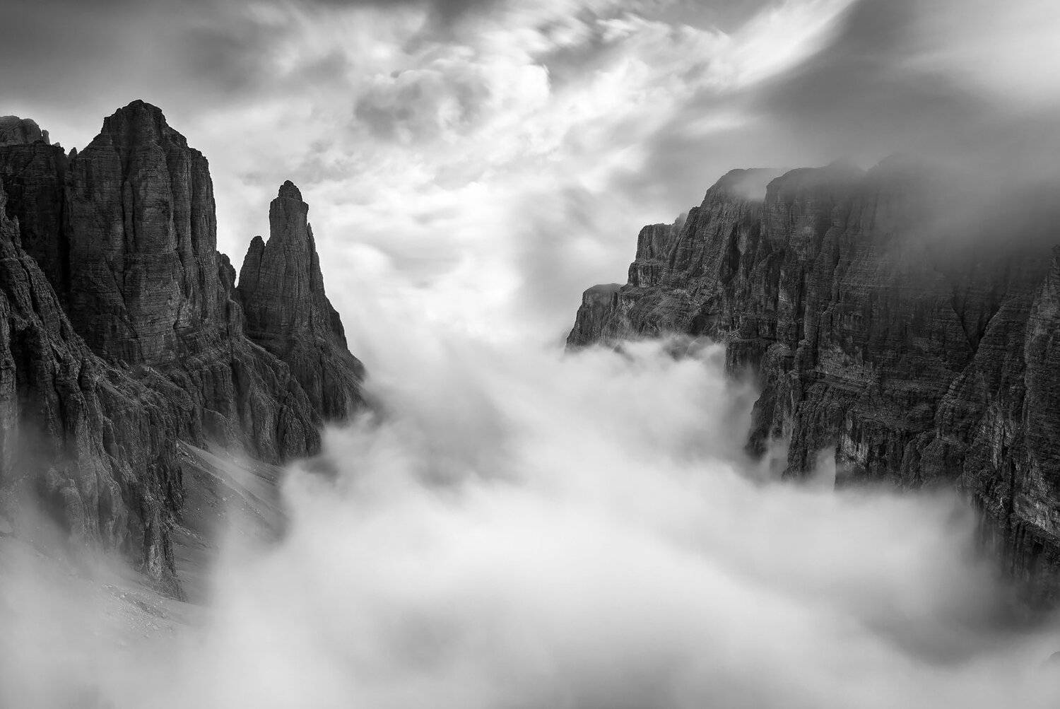 mountains, dolomites, italy, sunrise, landscape, nature, travel, summer, peak, clouds, Lazar Ioan Ovidiu