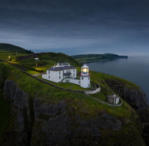 Northern Ireland. Blackhead Lighthouse