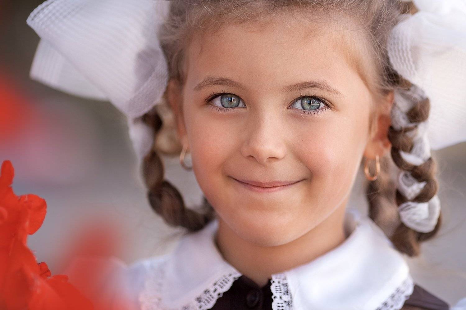 девочка банты первоклашка глаза , Екатерина Годова