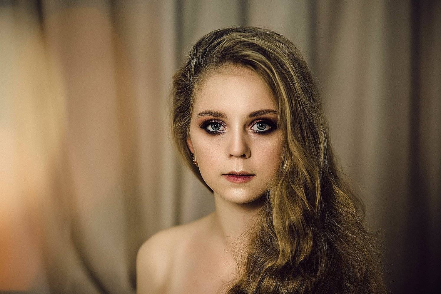 девушка, модель, портрет, фотосессия, студия, макияж, гламур,модельные тесты, beauty, perfect, pretty, model, modeling, young, Владимир Васильев