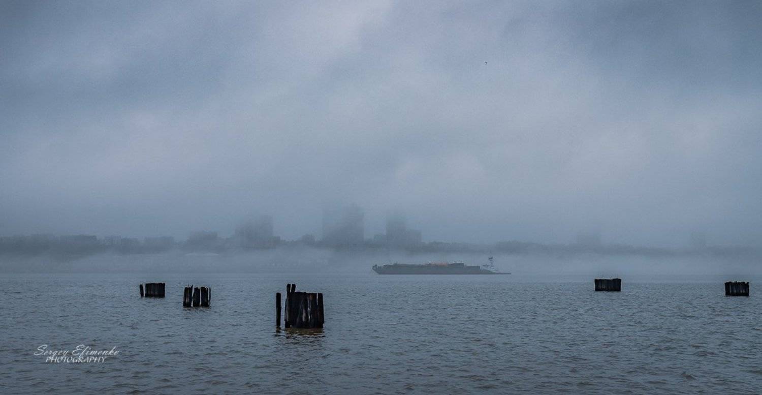 new jersey, fog, туман, Sergei Efimenko