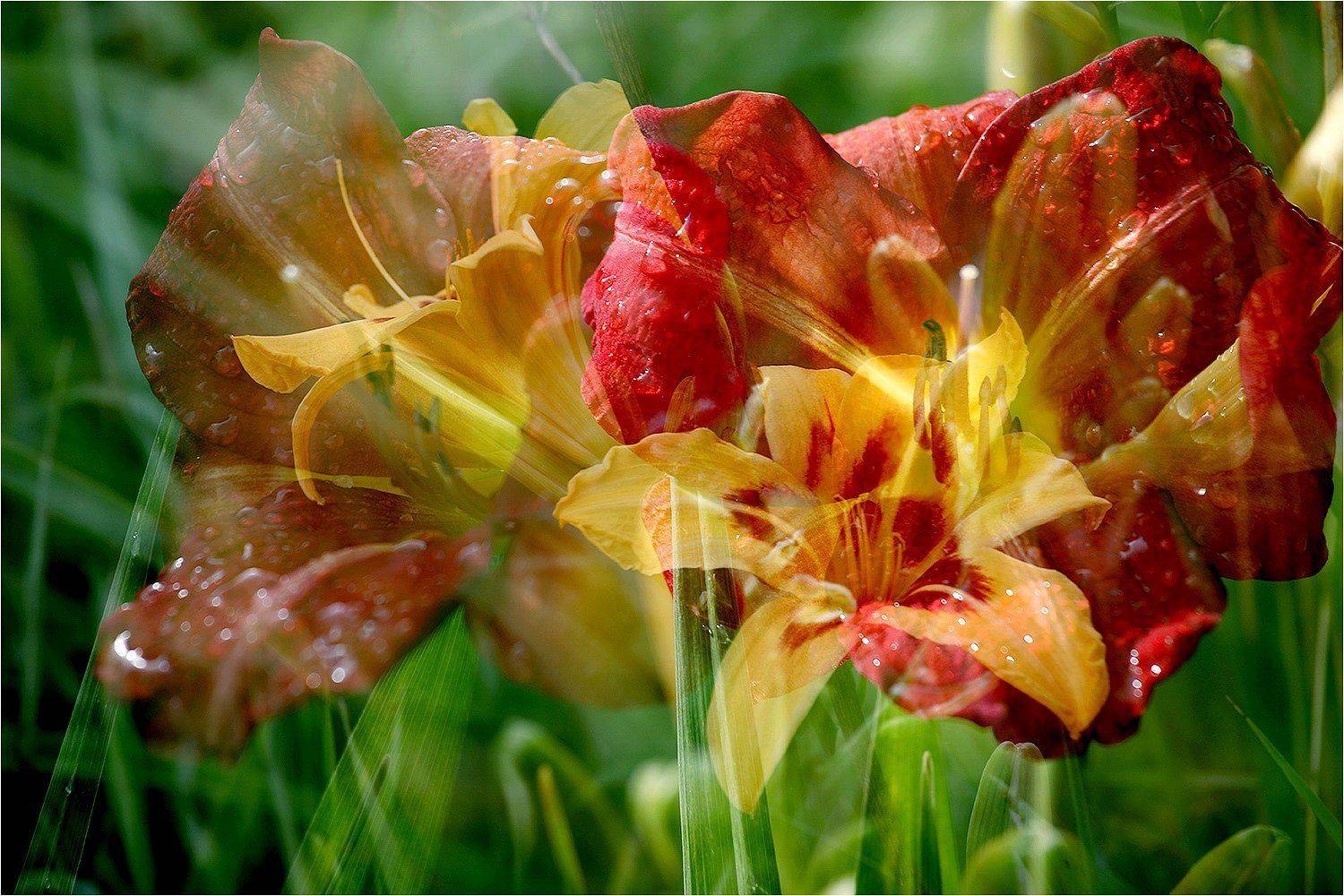 лето, солнце, тепло, цветы, лилейник,, Victor Pechenev