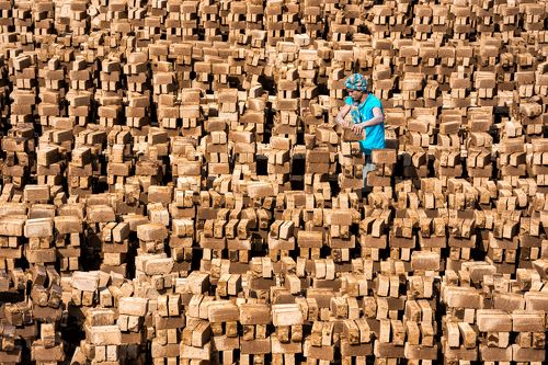 brick man