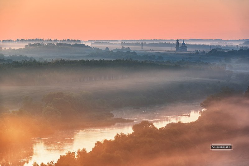 Рассвет на русских просторах фото превью