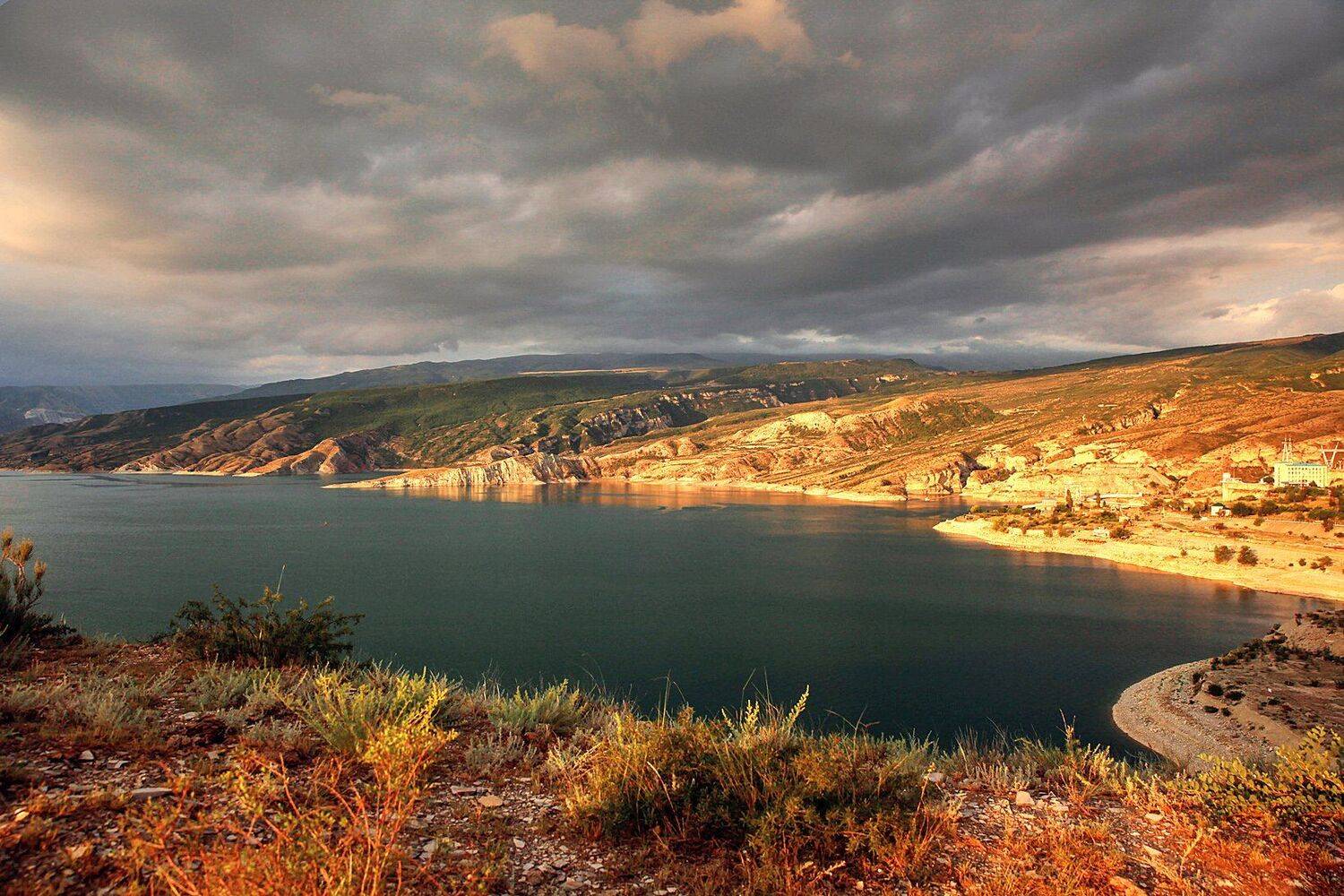 чиркейское водохранилище,чиркей,вода,горы., Marat Magov