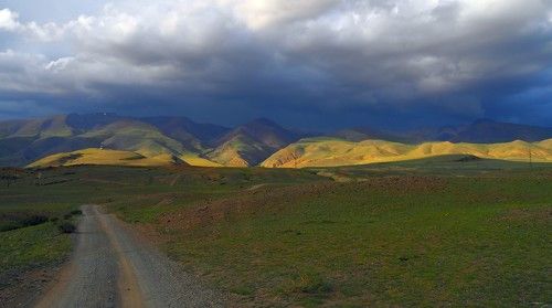 Курайский хребет-пути дороги.