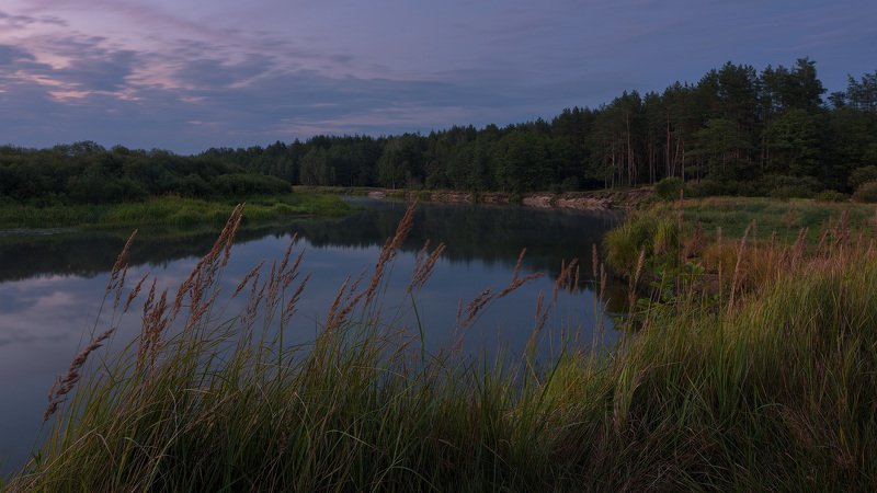 На берегу реки фото превью