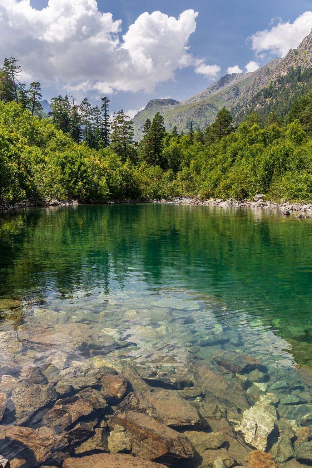 lake, landscape, travel, dombai, домбай, озеро, пейзаж, Михаил Конарев
