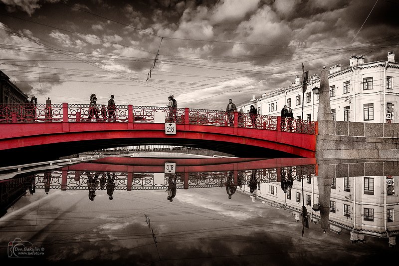 мост петербург Красный мост фото превью