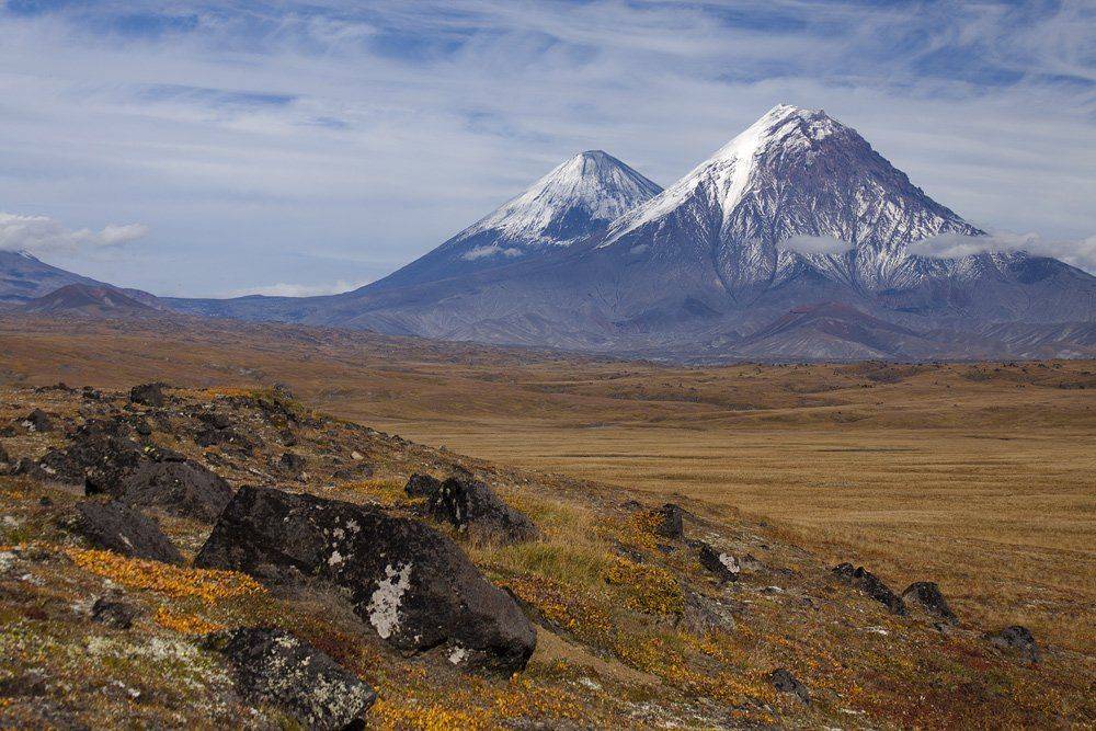 камчатка, вулкан, ключевская, сопка, камень, осень, великаны, Денис Будьков