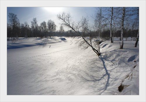 У зимней реки