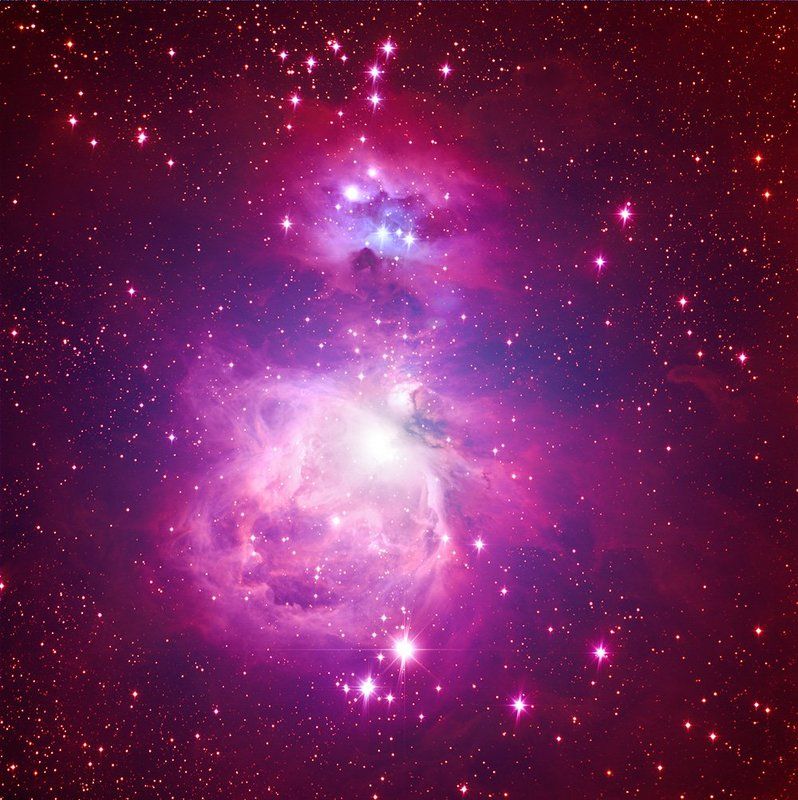 color, great, nebula, orion, sky, star, universe, Астрономия, Звёзды, Небо, Ночь, Орион Меч Ориона фото превью