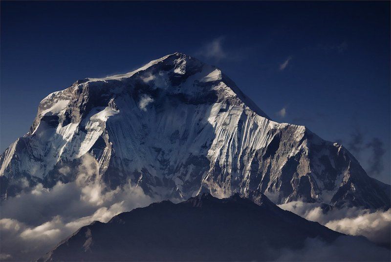 непал, гималаи, горы Dhaulagiri 8172m фото превью