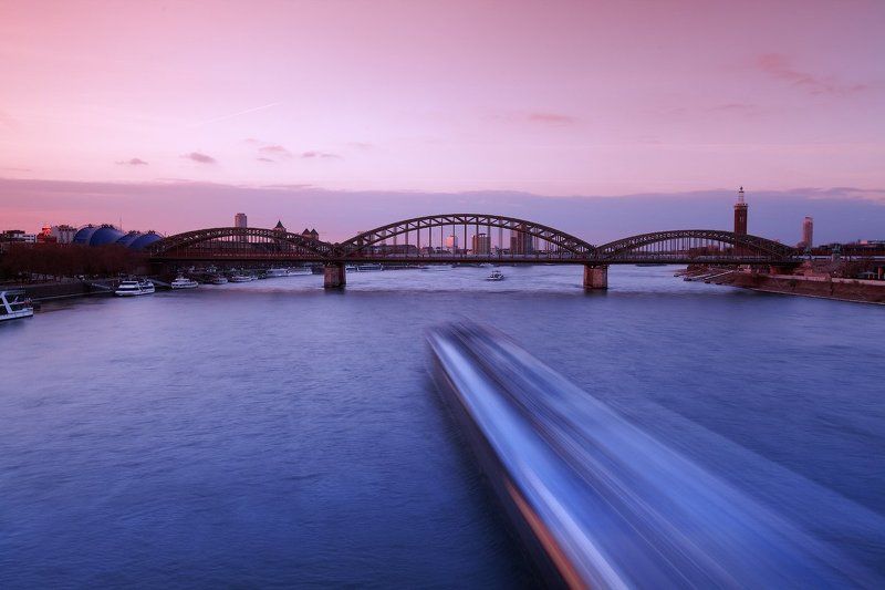 город, кельн, германия, рейн, мост Мост влюбленных сердец фото превью