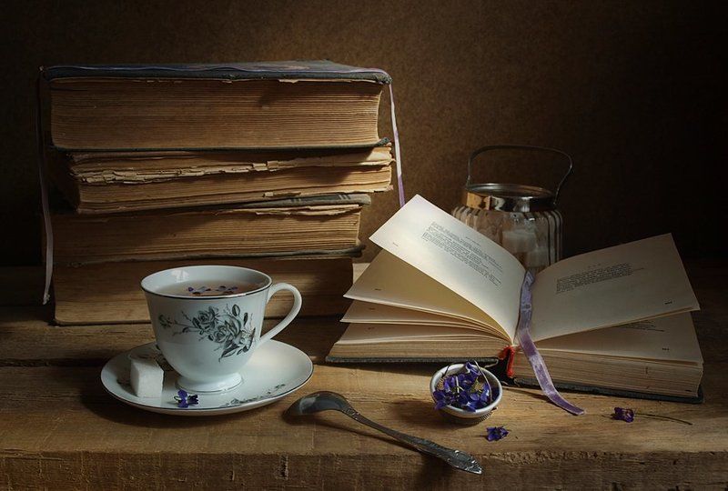 Чай с фиалками фото превью