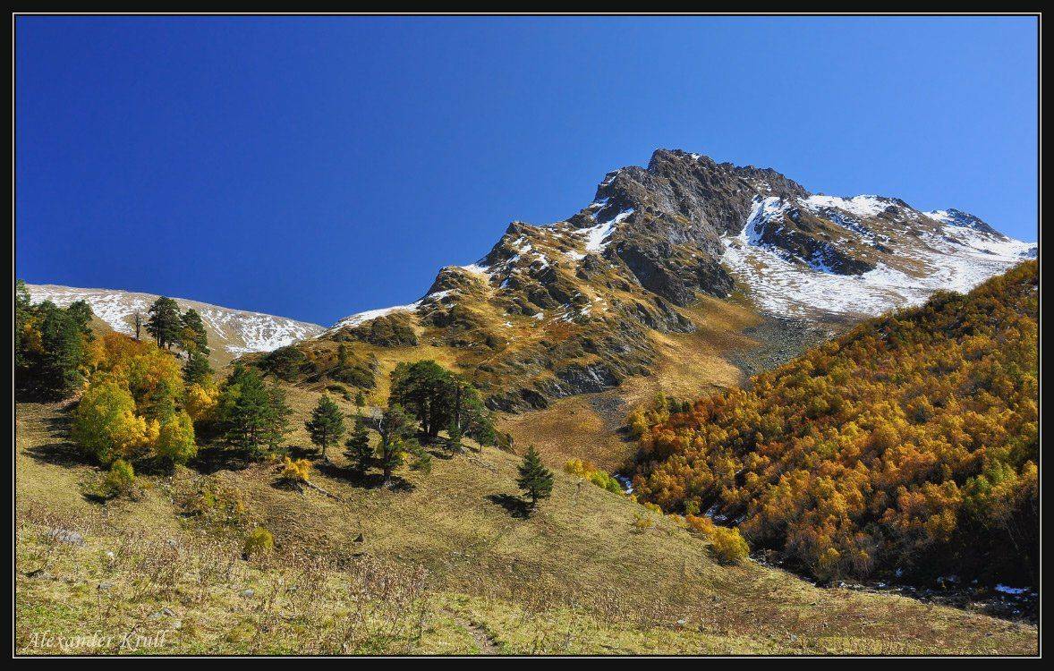 кавказ, кчр, горы, осень, Александр Круль