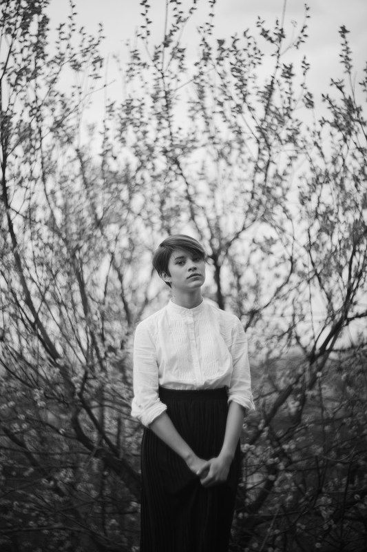 портрет,чб,девушка Kaiserwald фото превью