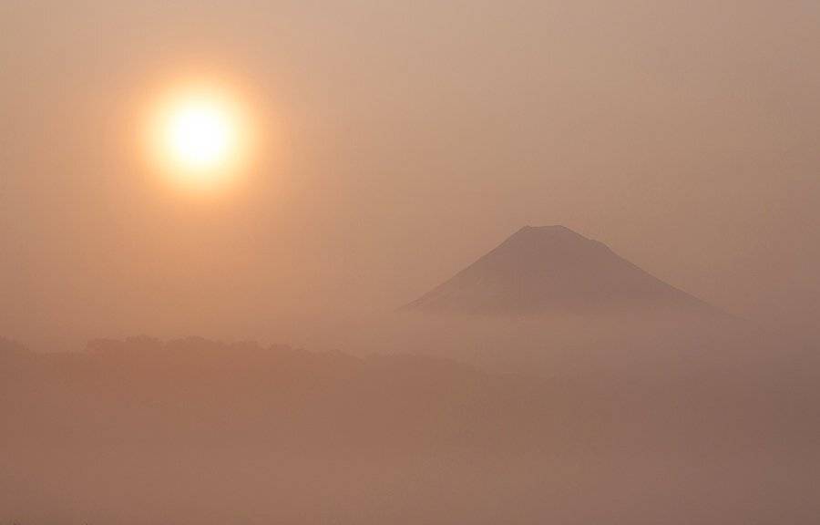 камчатка, вулкан, озеро, курильское, лето, туман, рассвет, Денис Будьков