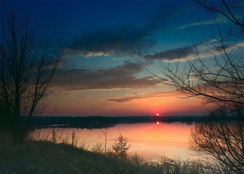 ЗАКАТ ВЕСЕННИЙ фото превью