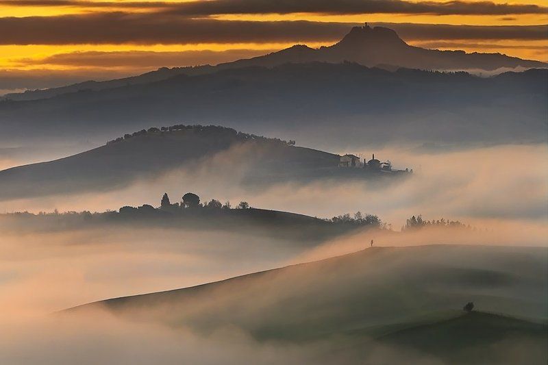 Morning on Val d'Orcia