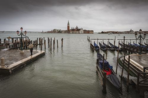 cloudy morning in venice