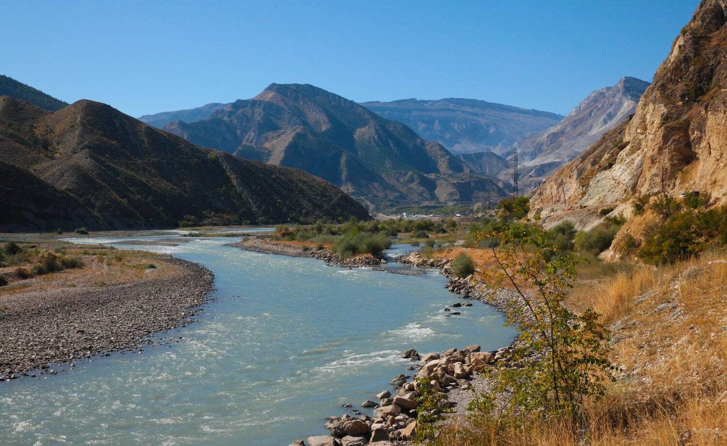 горы,река,пейзаж,дагестан., Marat Magov