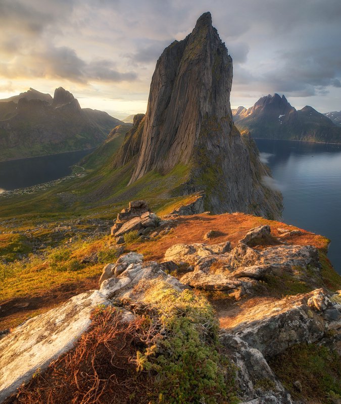norway, segla, senja First light фото превью