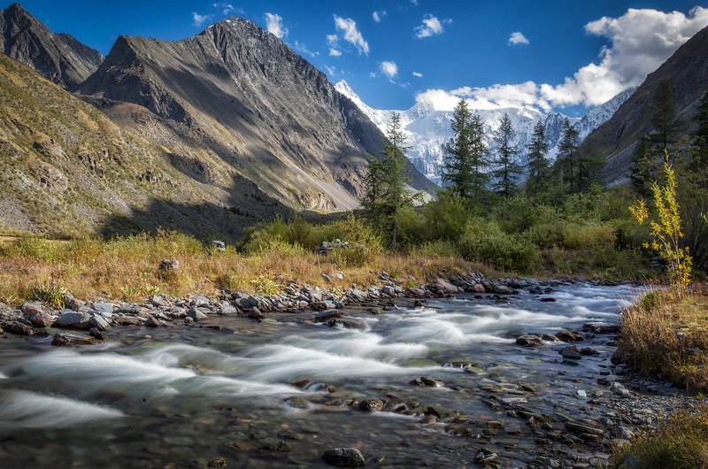 пейзаж, алтай, белуха,горы У подножия Белухи фото превью