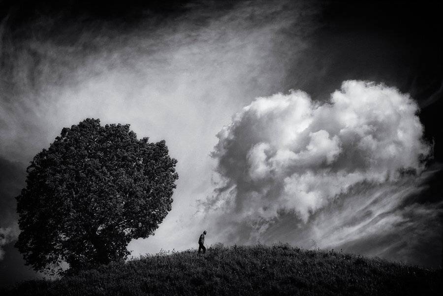 пейзаж,одиночество,человек, Тамара Андреева