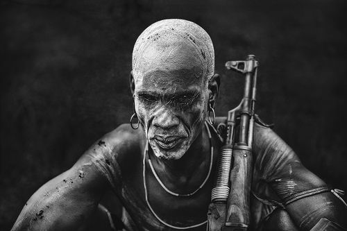 Warrior Mursi tribe