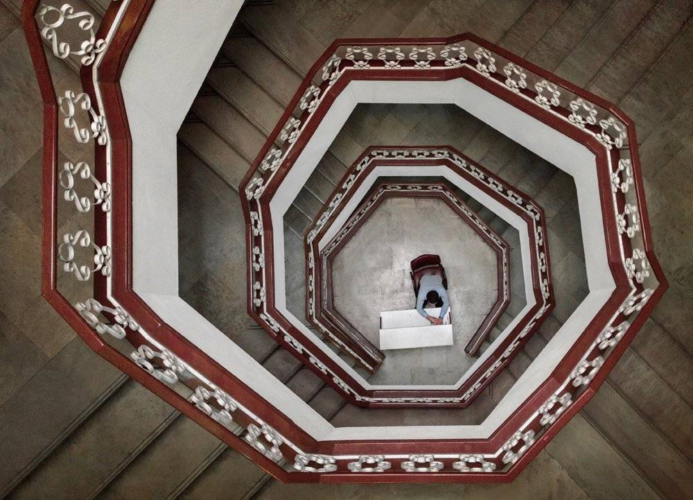 #architecture #human #spiral #abstract #stairs #minimal, Mohammad Dadsetan