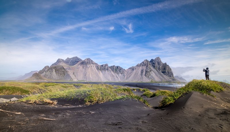stokksnes, iceland, mountains, sea Stokksnes, Iceland фото превью