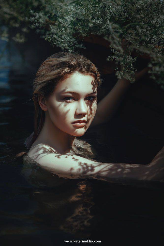 mermaid, art, portrait, photo, red, ginger, couple, fairy, fairy tale, fantasy, fine art, fantastic, drama, nature, Катерина Клио