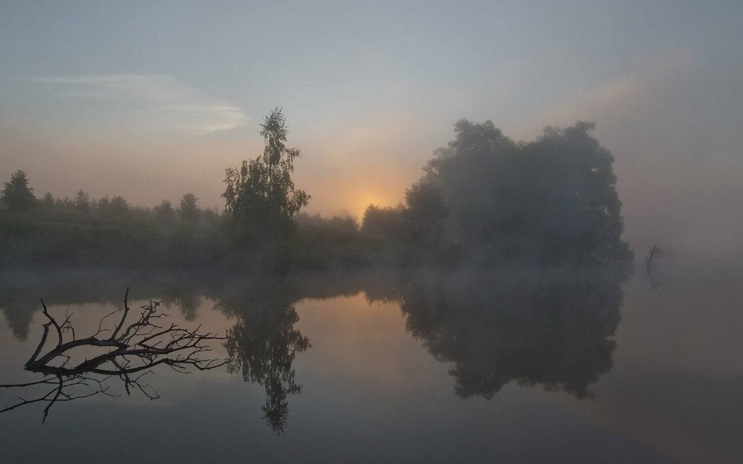 утро, рассвет, природа, пейзаж, Михаил Агеев