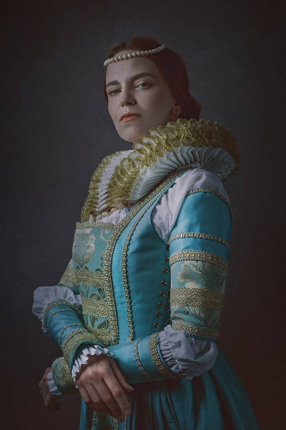 female, portrait, dark beauty, beauty, dark, retro, vintage, mood, queen, lady, noble, honor, heritage, femine, woman, one, person, people, medieval, Дмитрий Толоконов