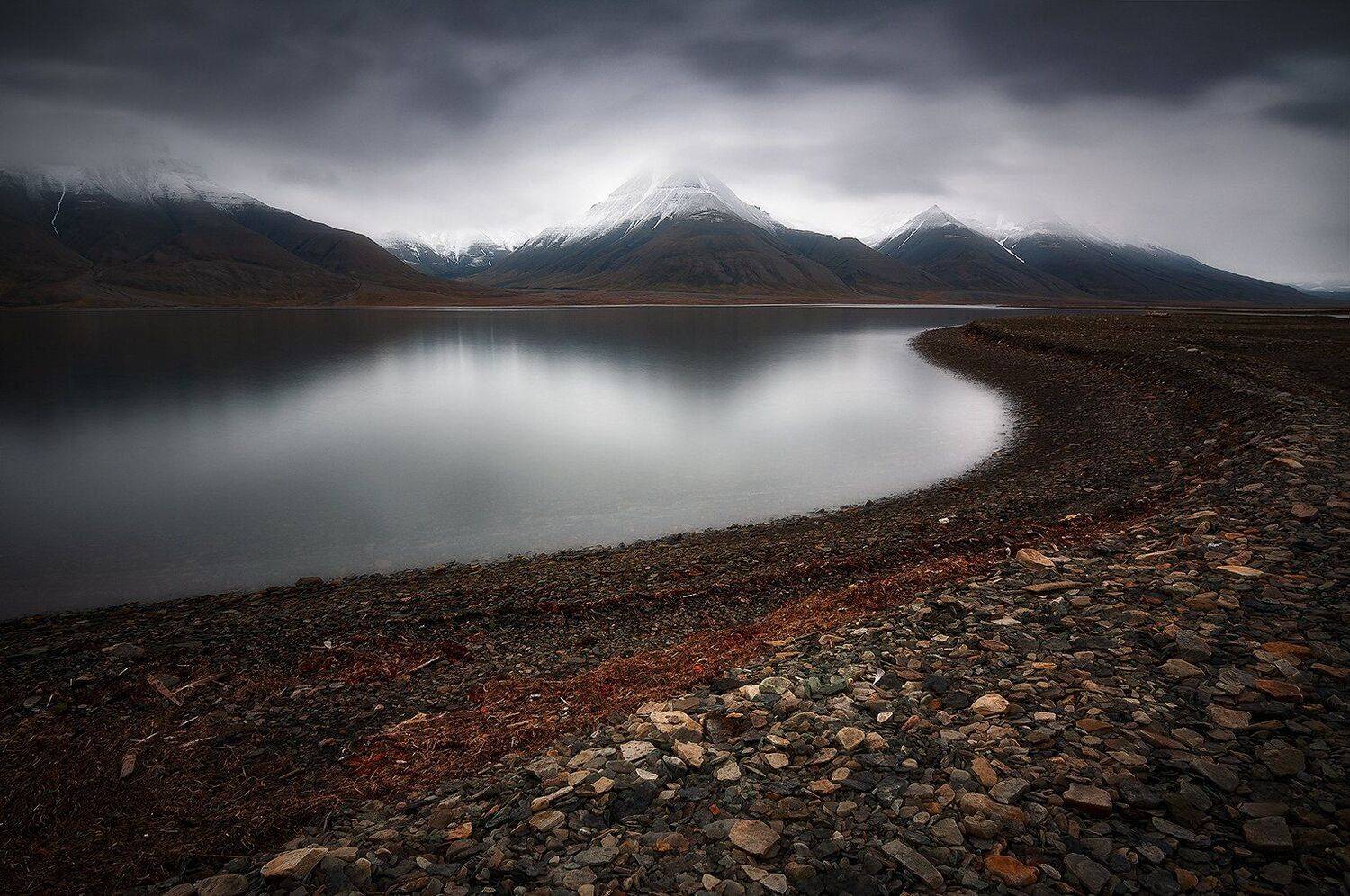 svalbard, spitsbergen, northnorway, islands, sandstones, polar, arctic, summer, longexposure, Csomai David