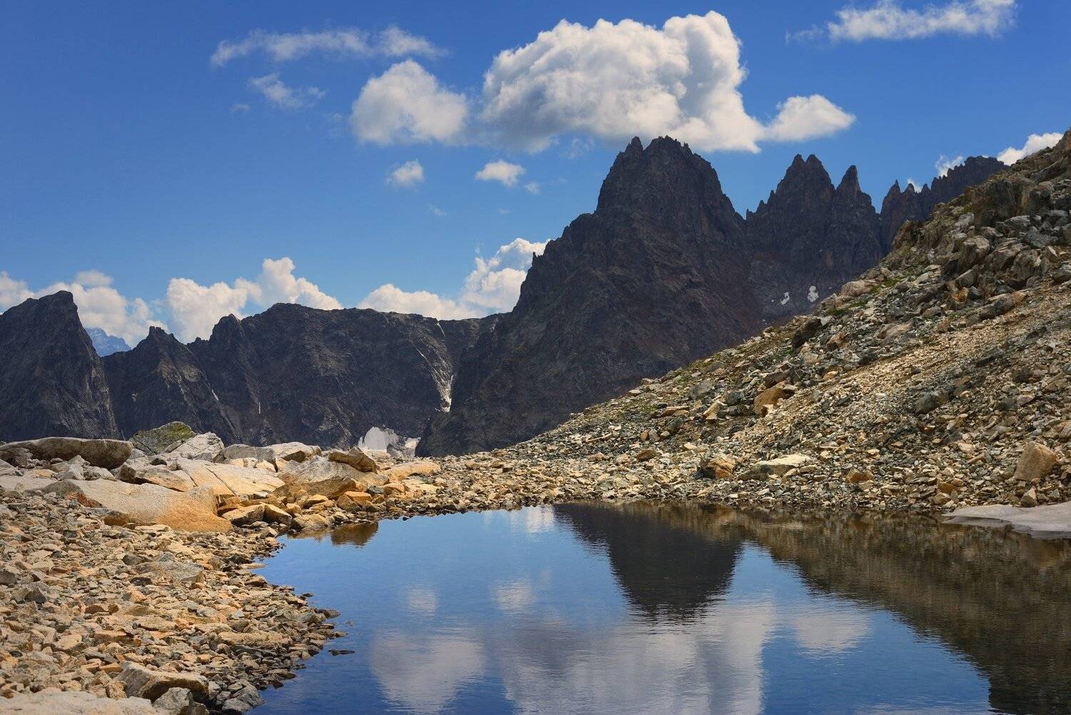 горы озеро кавказ хаджибей, Александр Жарников