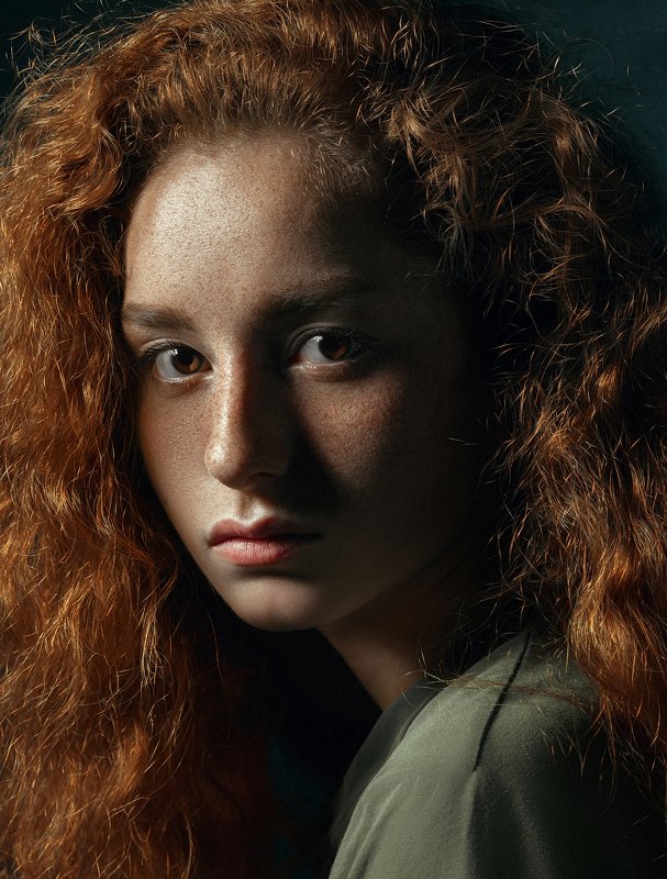 #взгляд #sight #портрет #redhead #portrait #portraitphotography #рыжая #рыжик Элла фото превью