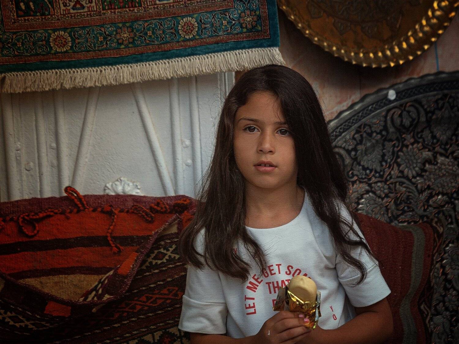 jerusalem, children, girl, street, , Beniamin Kelim